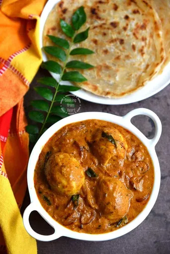Nadan Mutta Curry | Curry de Huevo de Kerala con Leche de Coco