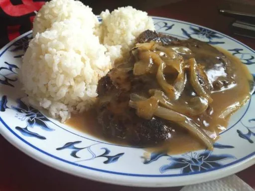 Hamburger Steak with Caramelized Onion Gravy