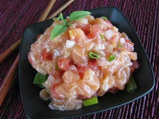 Ceviche de salmón