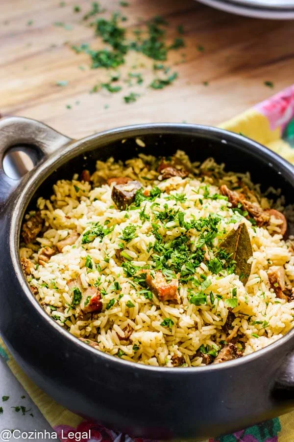 Arroz carreteiro fácil de fazer