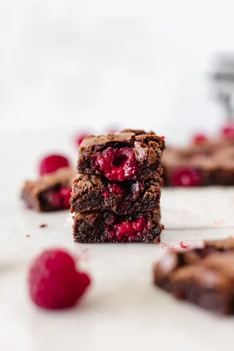 Chocolate Raspberry Brownies