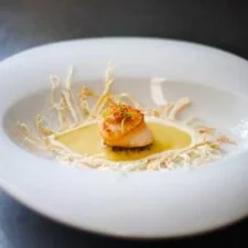 Pan-seared Scallop & Mango Soup