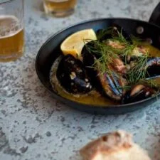 Pig Cheeks & Mussels