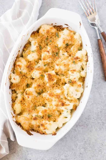Coliflor gratinada