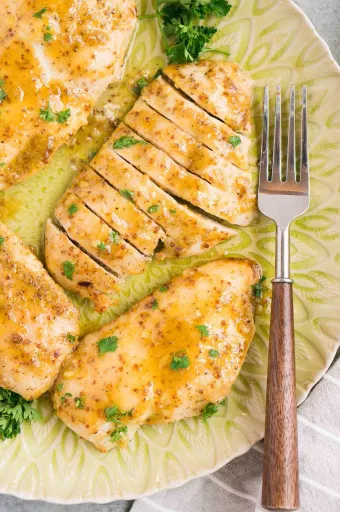 Pollo a la miel y mostaza