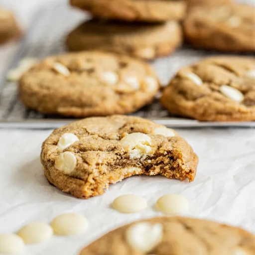 White Chocolate Coffee Cookies