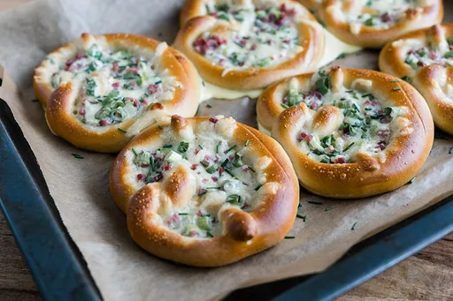 Flammkuchen Brezeln
