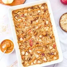 Apple Cinnamon Baked Oatmeal (Gluten-Free, Dairy-Free)