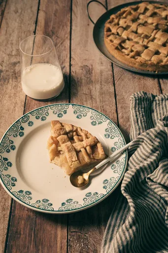 Tarta de manzana americana
