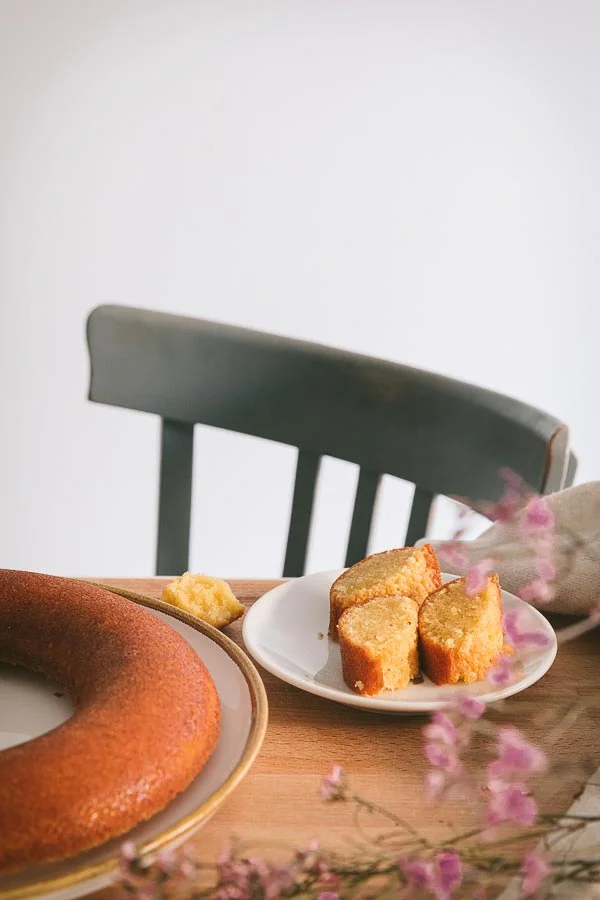 Hazelnut fondant cake