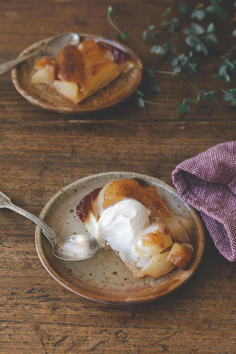 Tarte tatin à la poire