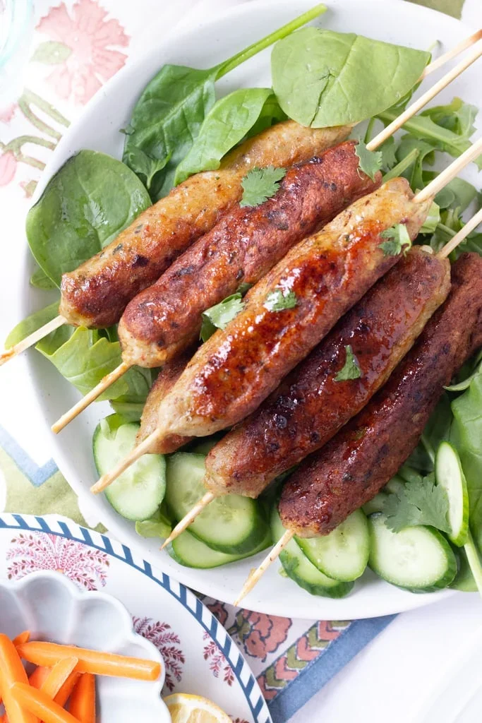 Chicken Seekh Kabab - 20 Minute Prep!