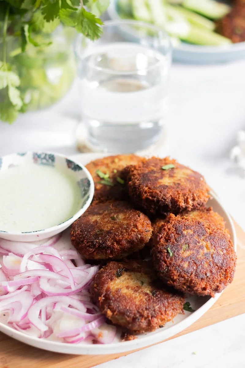Easy Boneless Chicken Shami Kabab - Instant Pot & Stove Top