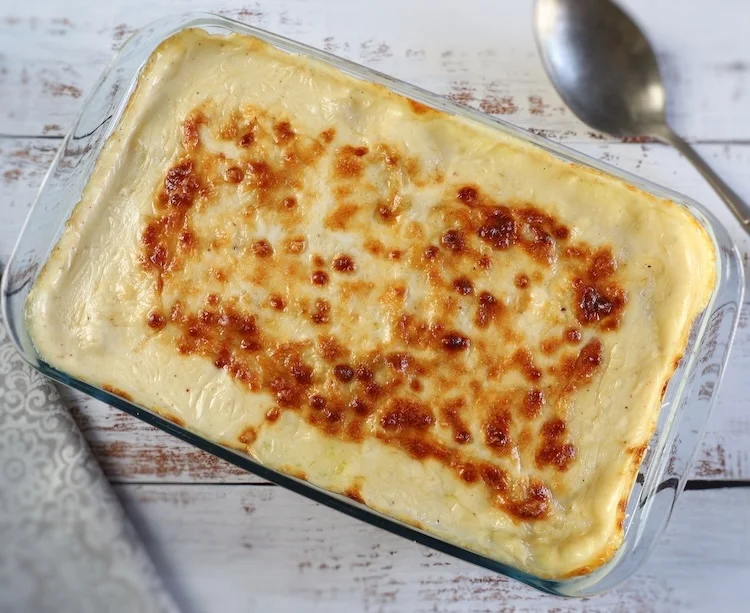 Receita de Bacalhau com Natas e Batata Cozida