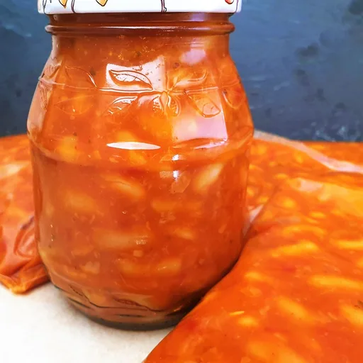 Homemade baked beans