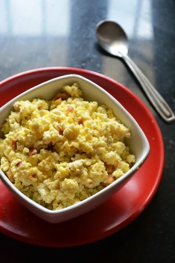 Paneer Egg Halwa - Easy Low Carb Recipes