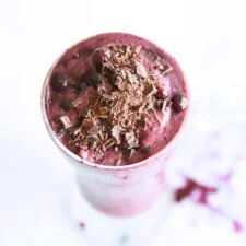 Blueberry Chocolate Smoothie