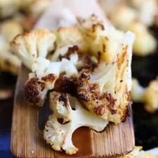 Coliflor asada sencilla