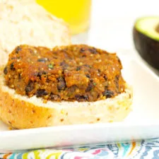 Hamburguesas de boniato y judías negras