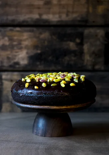 Tarta de chocolate vegana