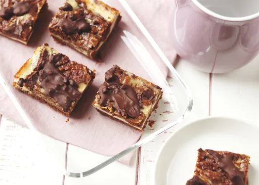 Brownies mit Cheesecake Swirl
