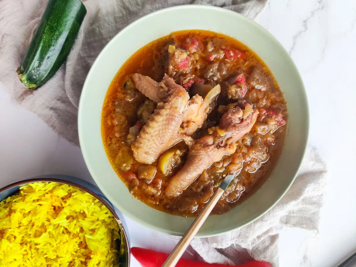 poulet courgette et riz : Idée repas équilibré rapide!