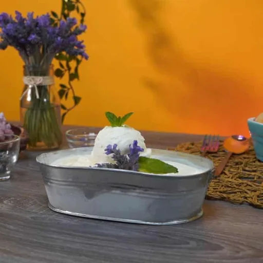 Helado de lavanda
