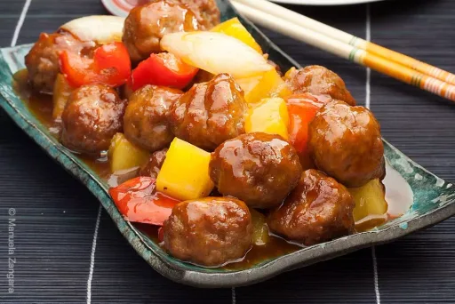 Chinese Sweet and Sour Pork Meatballs Recipe