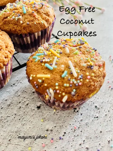 EGG FREE COCONUT CUPCAKES