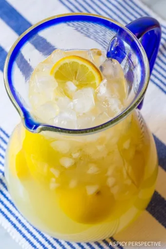 Homemade Lemonade with Stevia