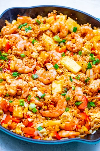 Hawaiian Pineapple Shrimp Fried Rice