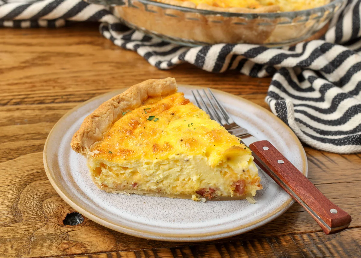 Bacon and Cheese Quiche