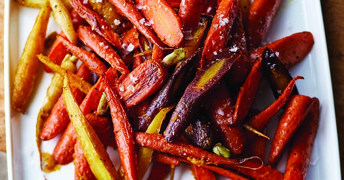 Orange-Roasted Rainbow Carrots | Recipes
