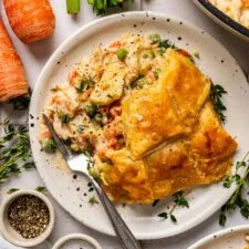 Skillet Puff Pastry Chicken Pot Pie