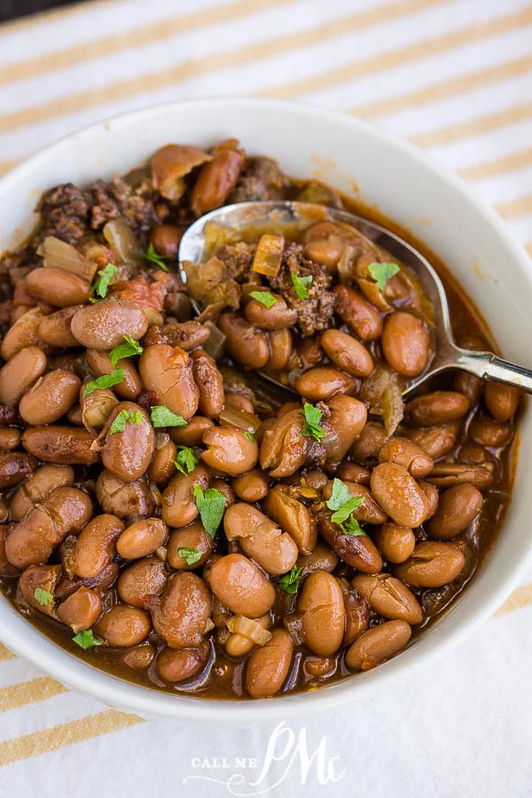 Slow Cooker Pinto Beans and Sausage