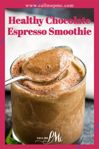 Batido de chocolate y espresso