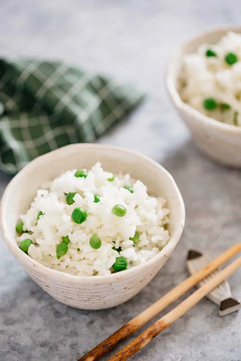 Japanese Green Peas and Rice 豆ご飯
