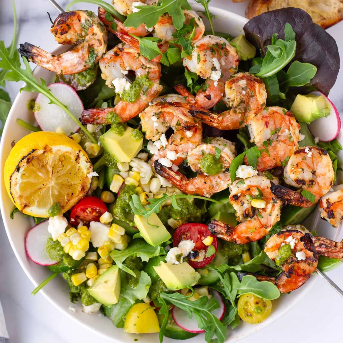 Grilled Shrimp Salad