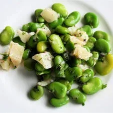 Fava Bean and Pecorino Salad