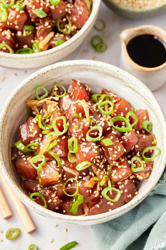 Receta de poke de atún