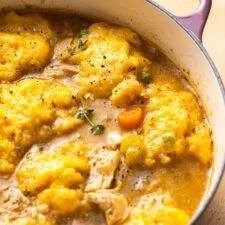 Turkey Soup with Sweet Potato Dumplings