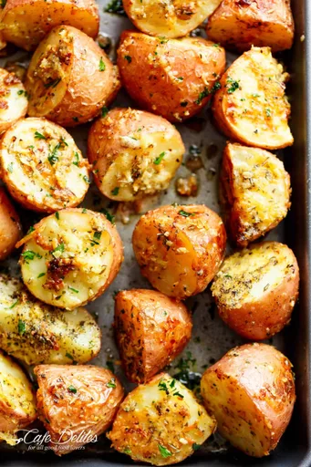 Patatas Asadas con Mantequilla Noisette y Parmesano