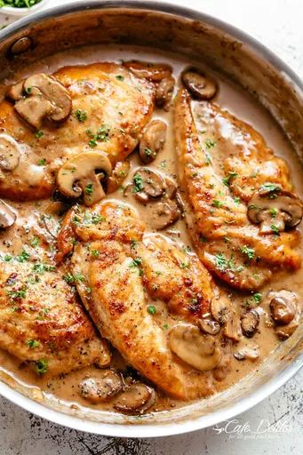 Receta de Pollo al Marsala