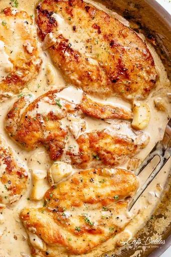 Creamy Garlic Chicken Breast Recipe
