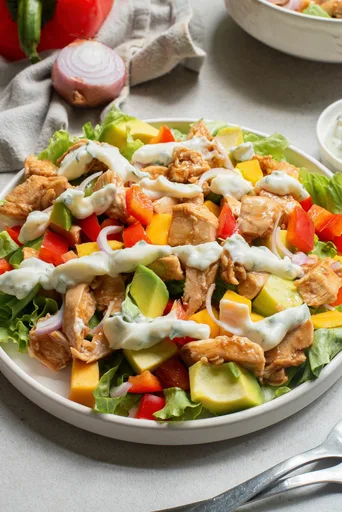 Grilled Chicken Avocado Mango Salad