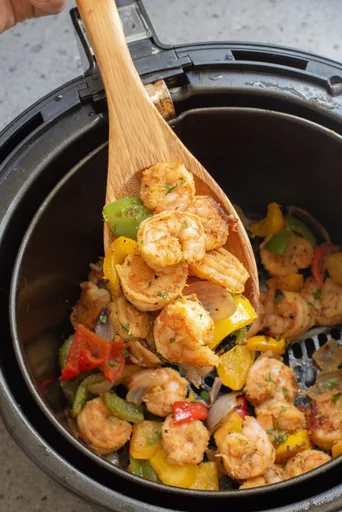Easy Fajita Shrimp Dinner