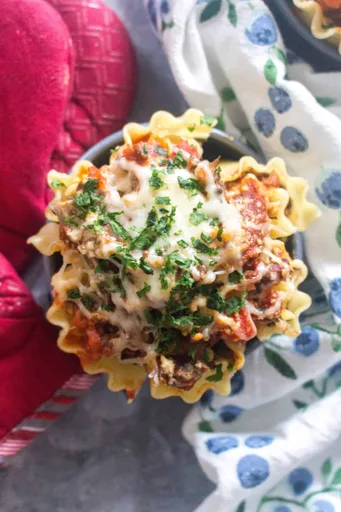 Mushroom Lasagna Roll Up
