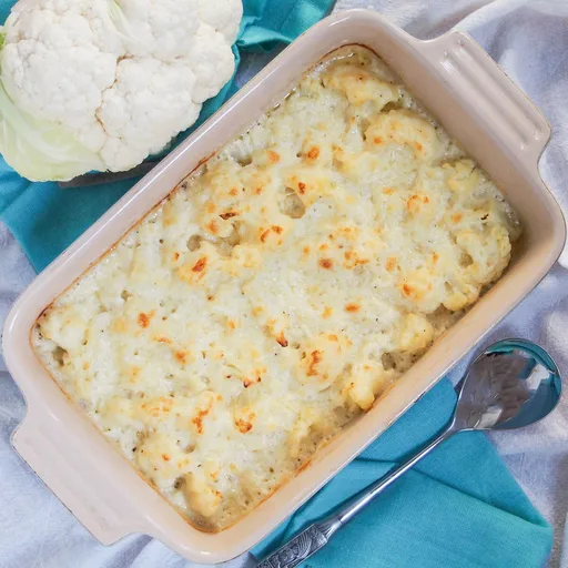 Coliflor con queso