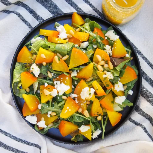 Roasted golden beet salad