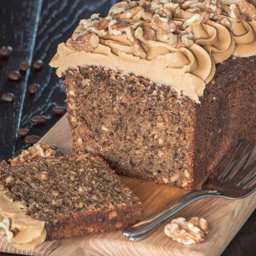 Coffee and Walnut Loaf Cake